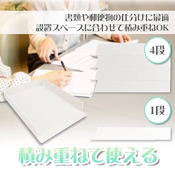 Amazon.co.jp: Global Desk スライド式 収納トレー 書類トレー